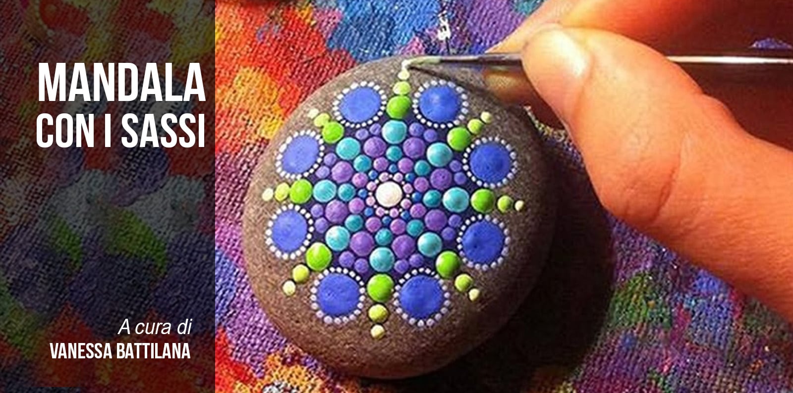 MANDALA CON I SASSI